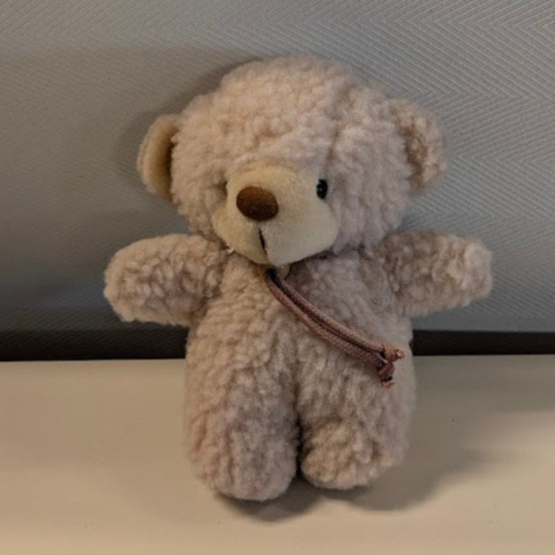 Stuffed Animal PLUSH teddy bear Charm made in Japan Fleece