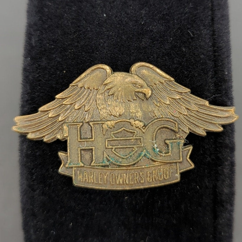 Vintage Fashion BROOCH PIN Hog Harley Owner Group HD 2013