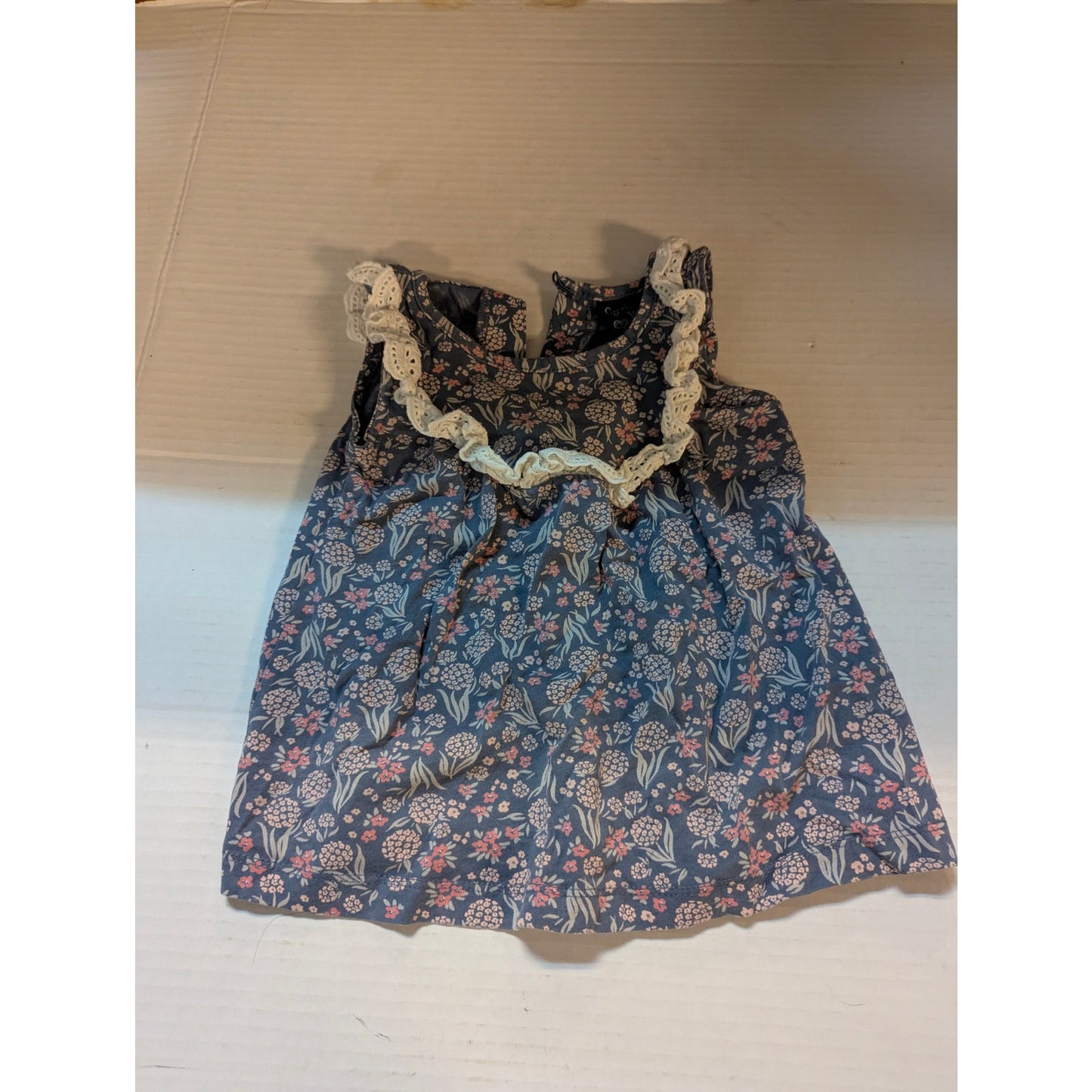 Cynthia Rowley Baby Girls Floral Print Sleeveless Dress Size 9-12 Months NWT