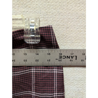 BP. NEW size medium burgundy hamlin plaid MINI skirt