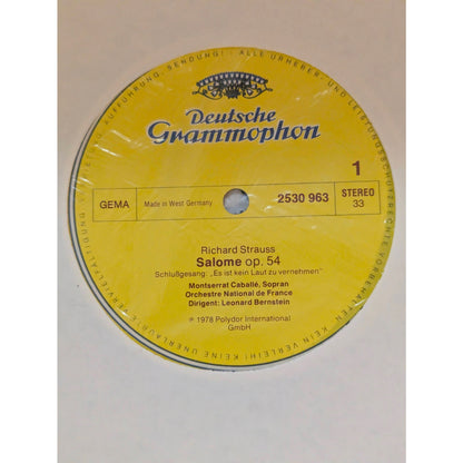 Vintage Richard Strauss Salome Gwyneth Jones Deutsche Grammophon Vinyl LP