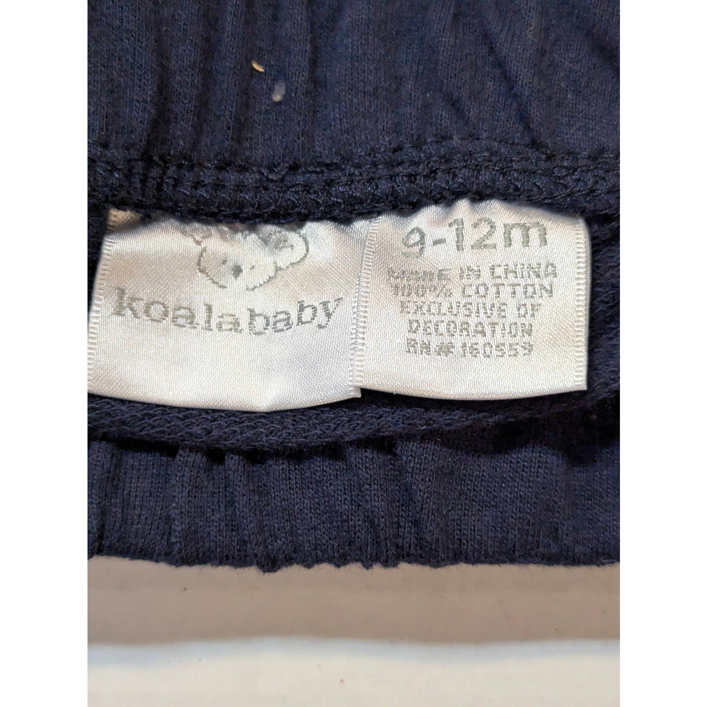 Koala Baby Navy Blue Drawstring Pants - Size 9-12M NWT