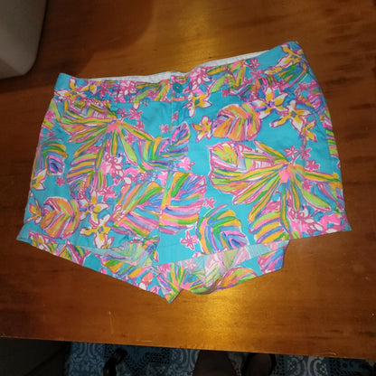 Lilly Pulitzer Callahan Shorts Size 16 Summer Haze