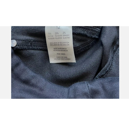 Seven7 Women's Size 22W ULTRA HIGH RISE LEGGING PULL ON TUMMY TONER Black Pants