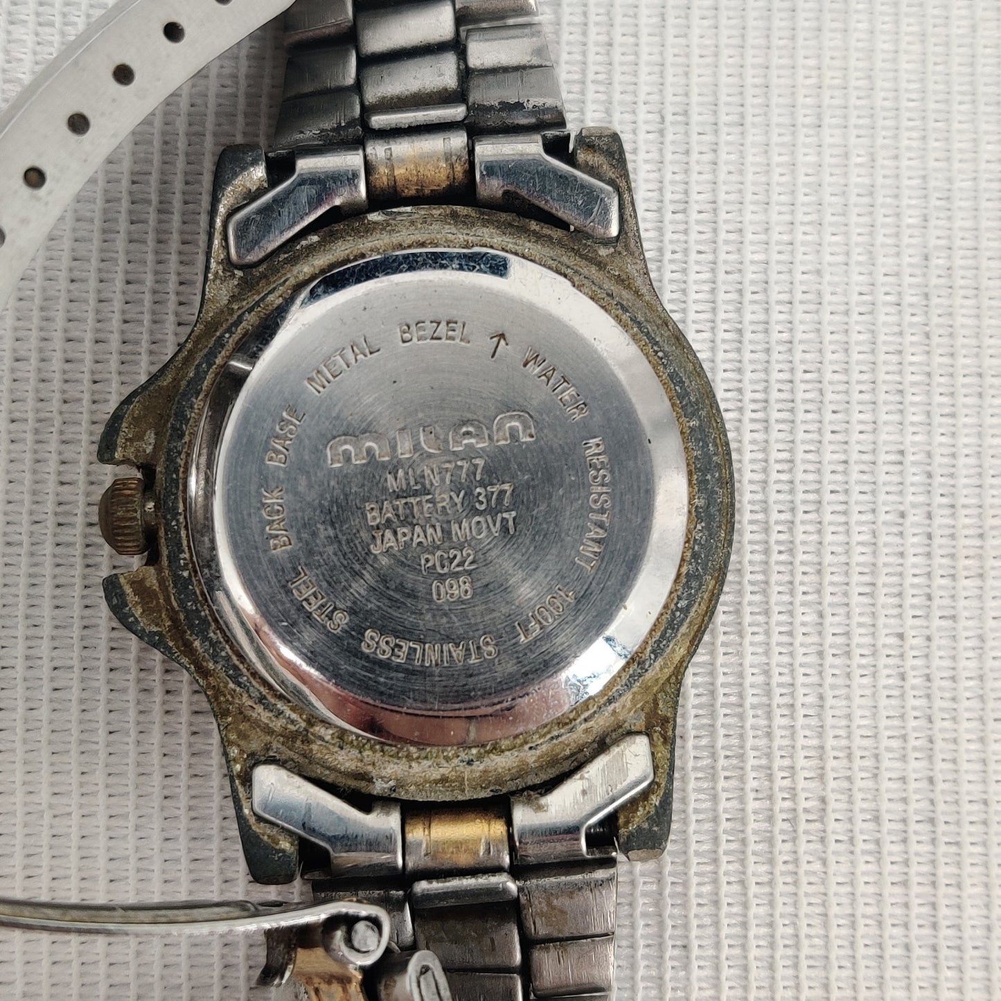 Milan Stainless steel watch REPAIRS/ PARTS