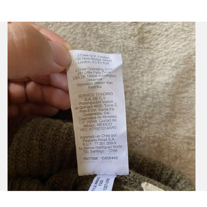 Henley Sweater Dress Heather Elm Green Buttons Wool Retail Size XXS NEW