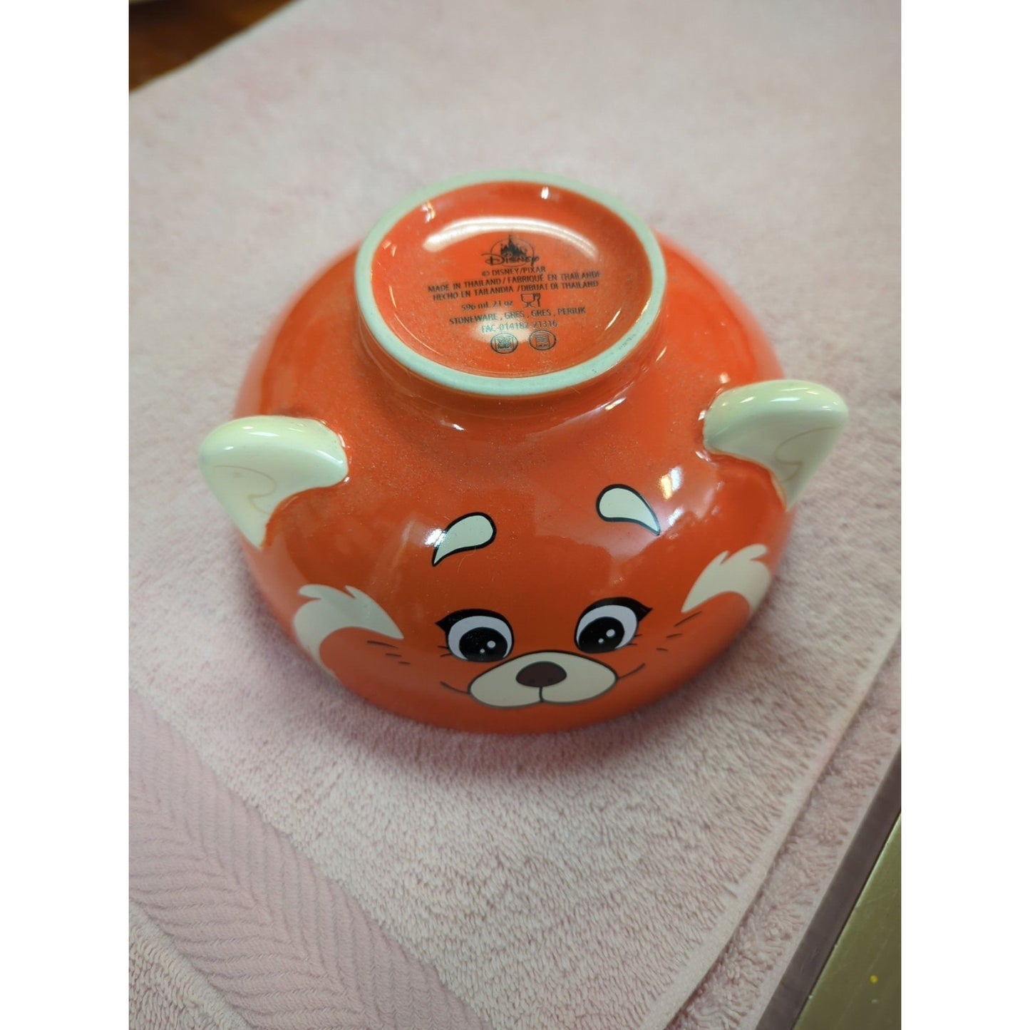 Disney Pixar Turning Red Mei Panda Ceramic Noodle Bowl Set
