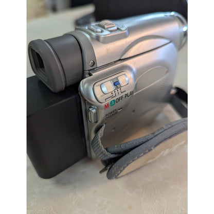 JVC GR-D200U video camera remote strap samsonite bag charger FOR PARTS OR PROPS