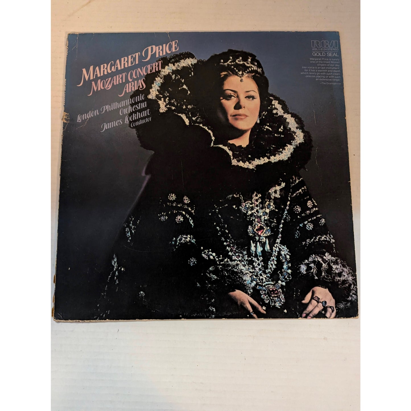 Vintage Margaret Price Mozart Concert Arias RCA Gold Seal AGL1-2124 Stereo LP