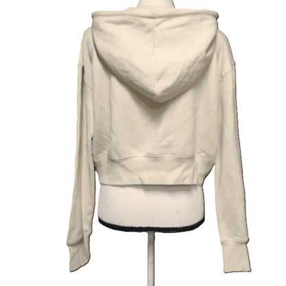 NWT BP. Pullover LA Drawstring Kangaroo Pocket Hoodie Sz Medium in Ivory Dove LA