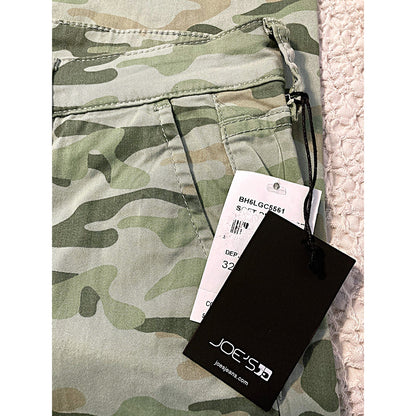 Joe's Jeans Skinny Ankle Cut Jean Pants in Green Camo Size 32 NWT