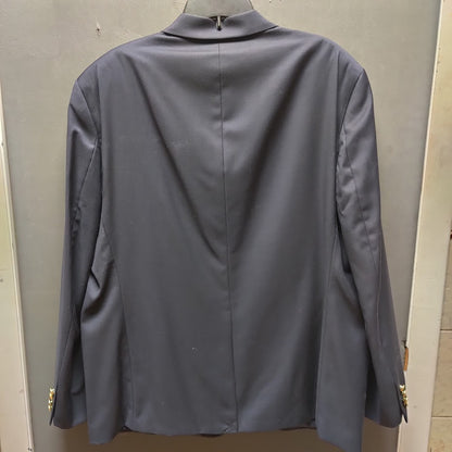 Lauren Ralph Lauren Navy Blue Blazer 48 Reg Gold Buttons Wool Blend Preppy Icon