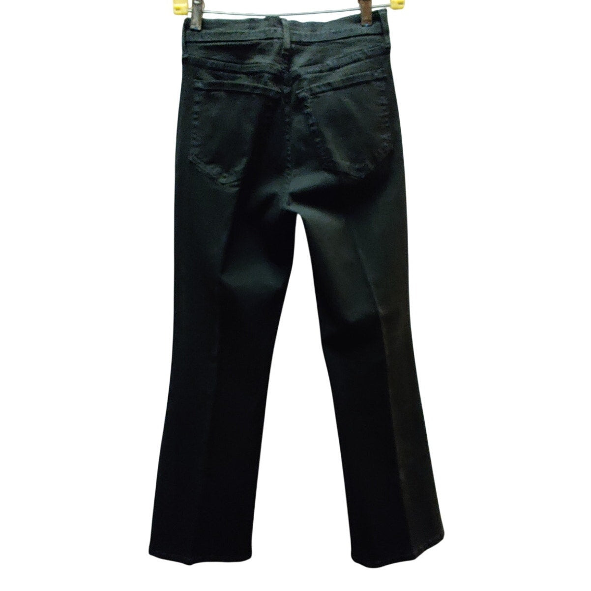 NYDJ Not Your Daughter's Jeans Black Straight Leg Petite Trousers Minimalist 4P
