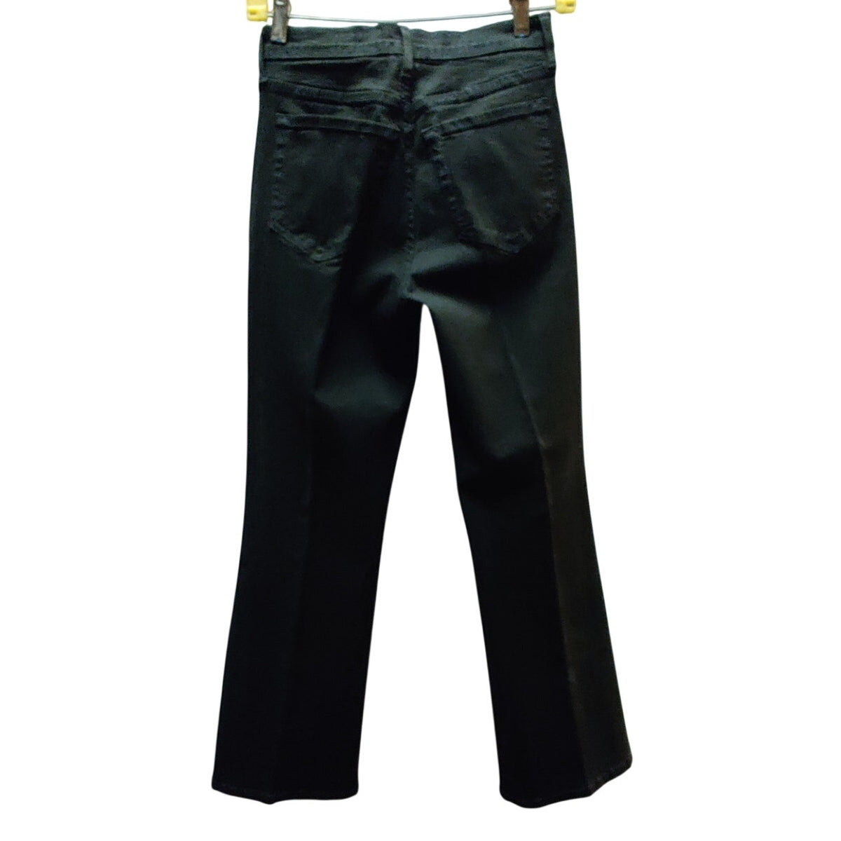 NYDJ Not Your Daughter's Jeans Black Straight Leg Petite Trousers Minimalist 4P