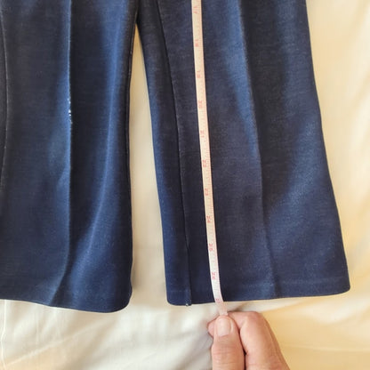 Braun VINTAGE childs faux denim overalls one piece blue red full zip Size 3T/4T