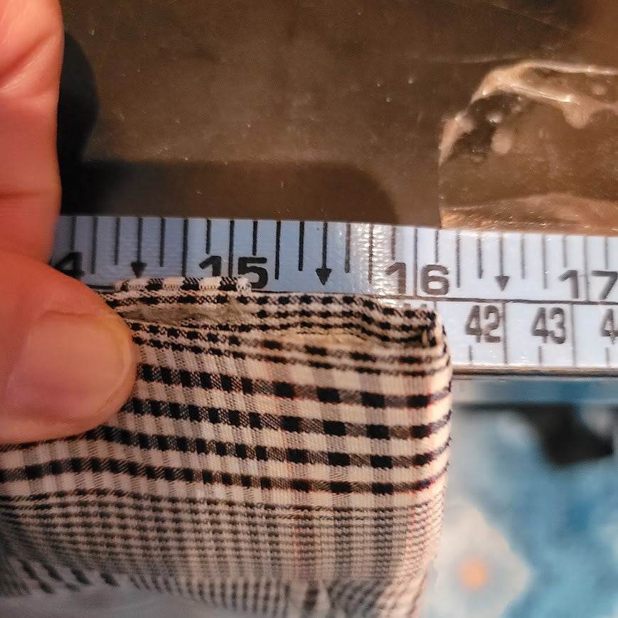 Vintage S/M 32" mens Waist Pant Plaid 2 Pc. Suit Palm Beach Egerton Moore Jacket