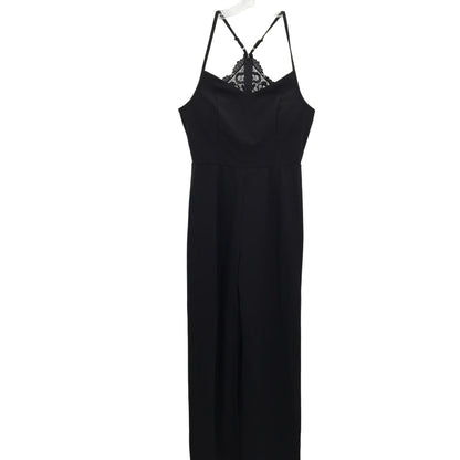 Row A Women Monique Lace Back Jumpsuit Spaghettis strap Size X-Large New