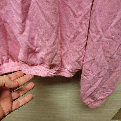 Elodie Pink Size XL Sweatshirt Elastic Waist Cuffs cotton blend crewneck casual