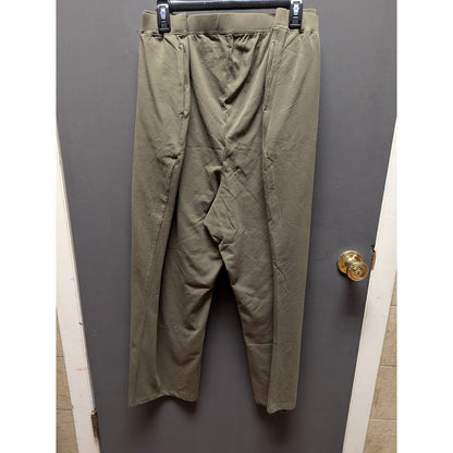 Catherines Suprema Collection Olive Green Pull-On Pants Size 3XWP