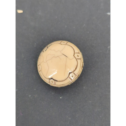 LOT of 10 Antique Vintage Victorian Brass Mixed Materials Buttons ESTATE FIND F