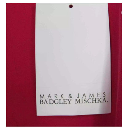 MARK & JAMES BADGLEY MISCHKA Jeri Belted Blouson Dress In Fuchsia Size 0