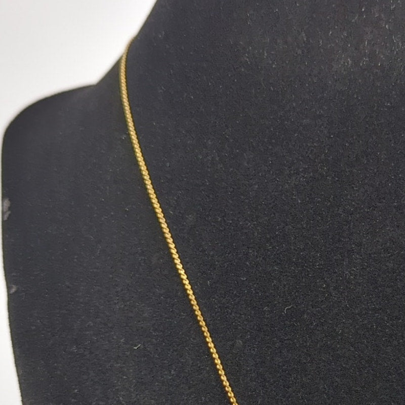 Vintage Fashion Gold-Tone Miniature Golf Bag Pendant Necklace