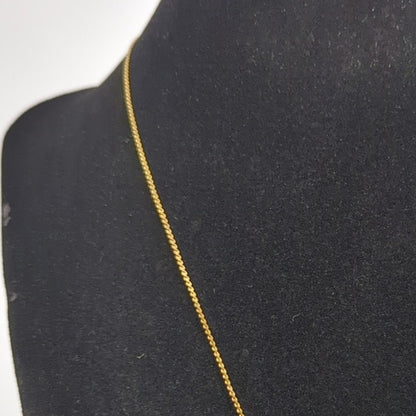 Vintage Fashion Gold-Tone Miniature Golf Bag Pendant Necklace