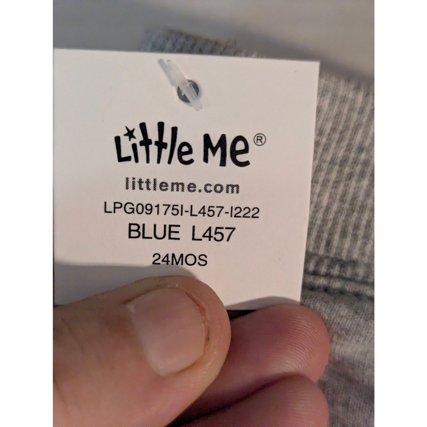 Little Me Baby Boys Blue Striped Jogger Pants 24 Months NWT