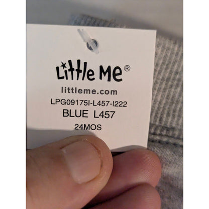 Little Me Baby Boys Blue Striped Jogger Pants 24 Months NWT