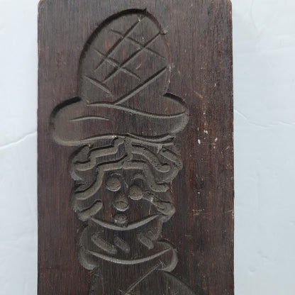 Vintage Dutch wooden cookie mold handmade gingerbread board Speculoos Speculaas