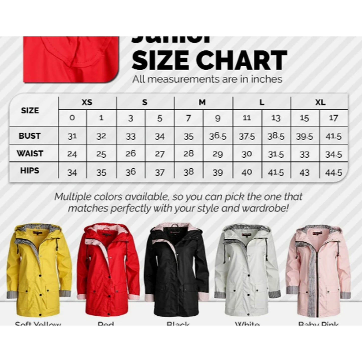 URBAN REPUBLIC Womens Lightweight Vinyl Hooded Raincoat Jacket NEW MEDIUM TRAVEL
