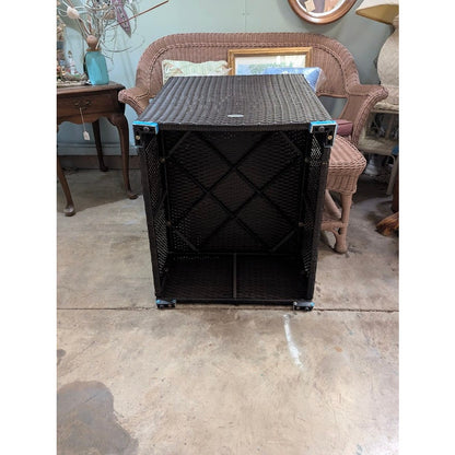 Secondhand Sandies: Outdoor Vinyl low club chair. No cushio