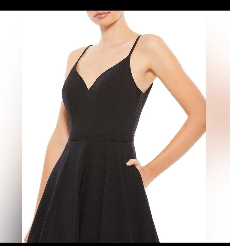 Mac Duggal NEW Black Gown Size 12 Formal Dress Wedding Prom Ball Tulle Belle