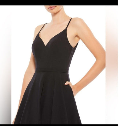 Mac Duggal NEW Black Gown Size 12 Formal Dress Wedding Prom Ball Tulle Belle