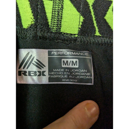 RBX pro compression Size Medium Activewear Boxer shorts black lime X-dry NEW