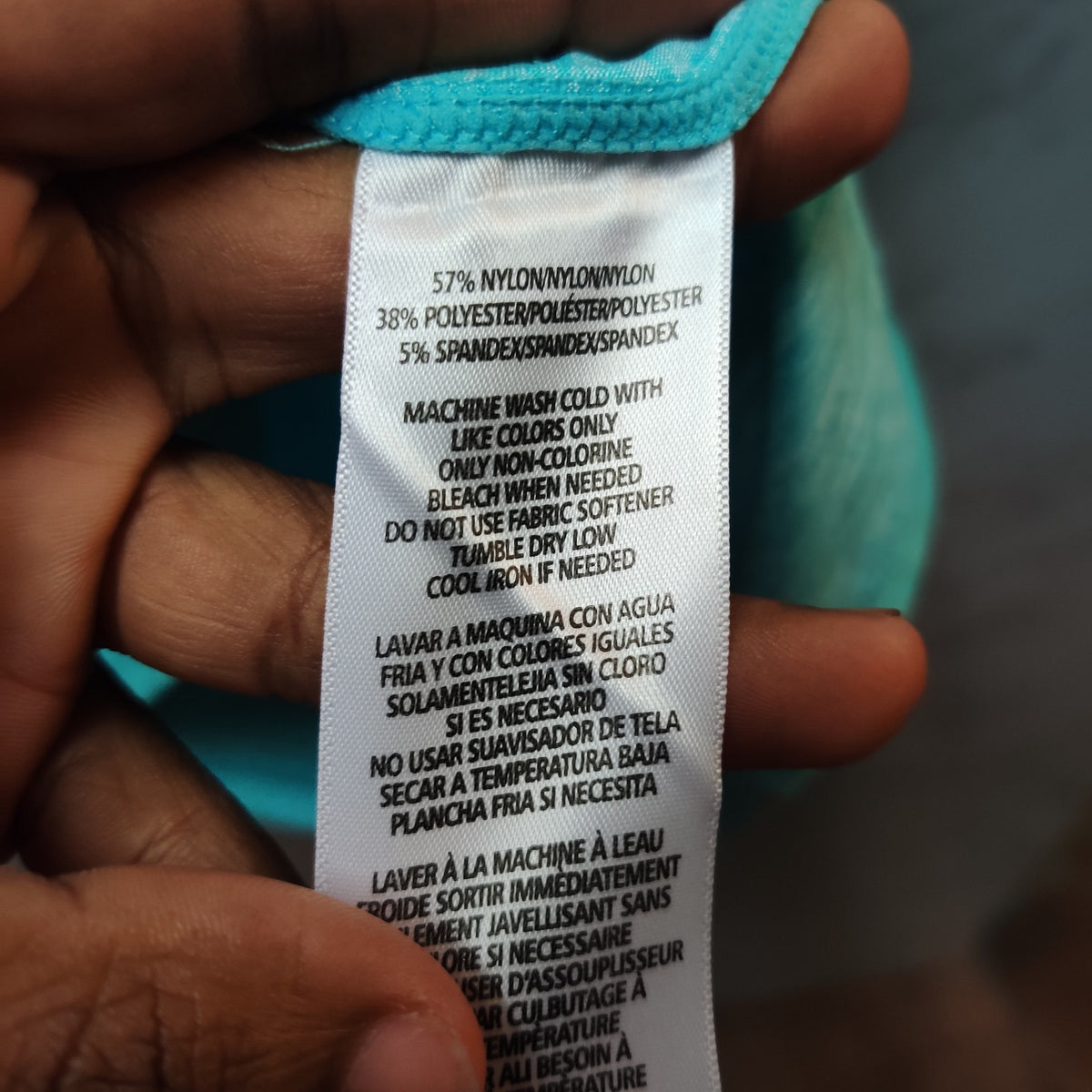 Calvin KCalvin Klein Performance Activewear Top Medium Turquoise Short Sleeve Athletic Teelein Performance Short Sleeve Activewear Top Medium Turquoise T-Shirt