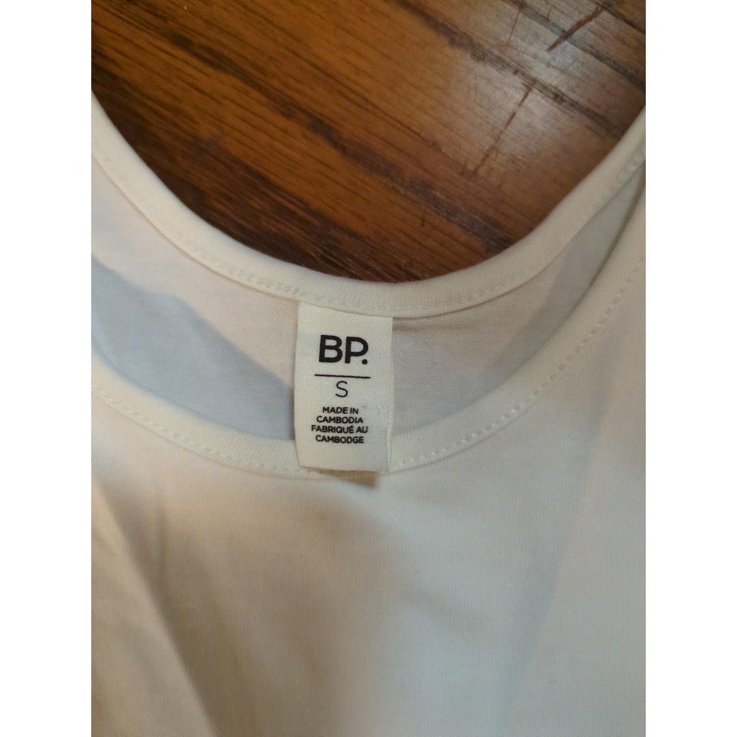 BP. White Scoop Neck Smooth Longline Tank Top Size Small NEW