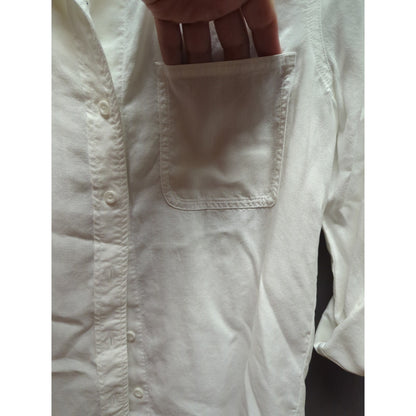NWT Chelsea & Violet White Button Down Shirt Extra Small Classic Collar