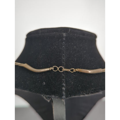 Vintage Liquid Silver MultiStrand Necklace Blue Beaded Southwestern Sterling 18"