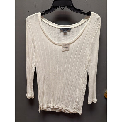 Sanctuary Opal Ribbed Knit Three-Quarter Sleeve Top Size Medium NEW