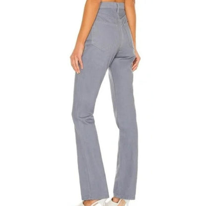 NWT WeWoreWhat Baby Boot Jeans in Grey Blue Size 31/34