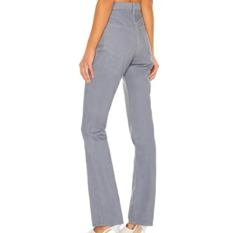 NWT WeWoreWhat Baby Boot Jeans in Grey Blue Size 31/34