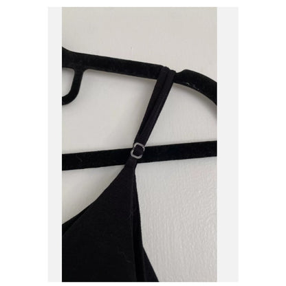 Lush Black Maxi Dress Size XS casual sleeveless elastic waist LONG cotton summer