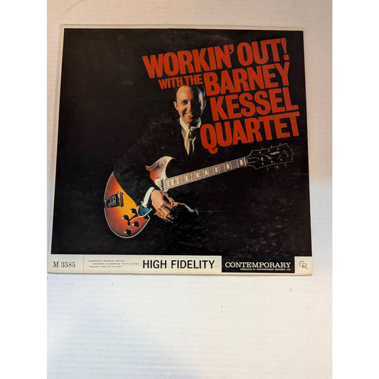 Vintage Barney Kessel Quartet Workin' Out! Contemporary Jazz Vinyl LP Record