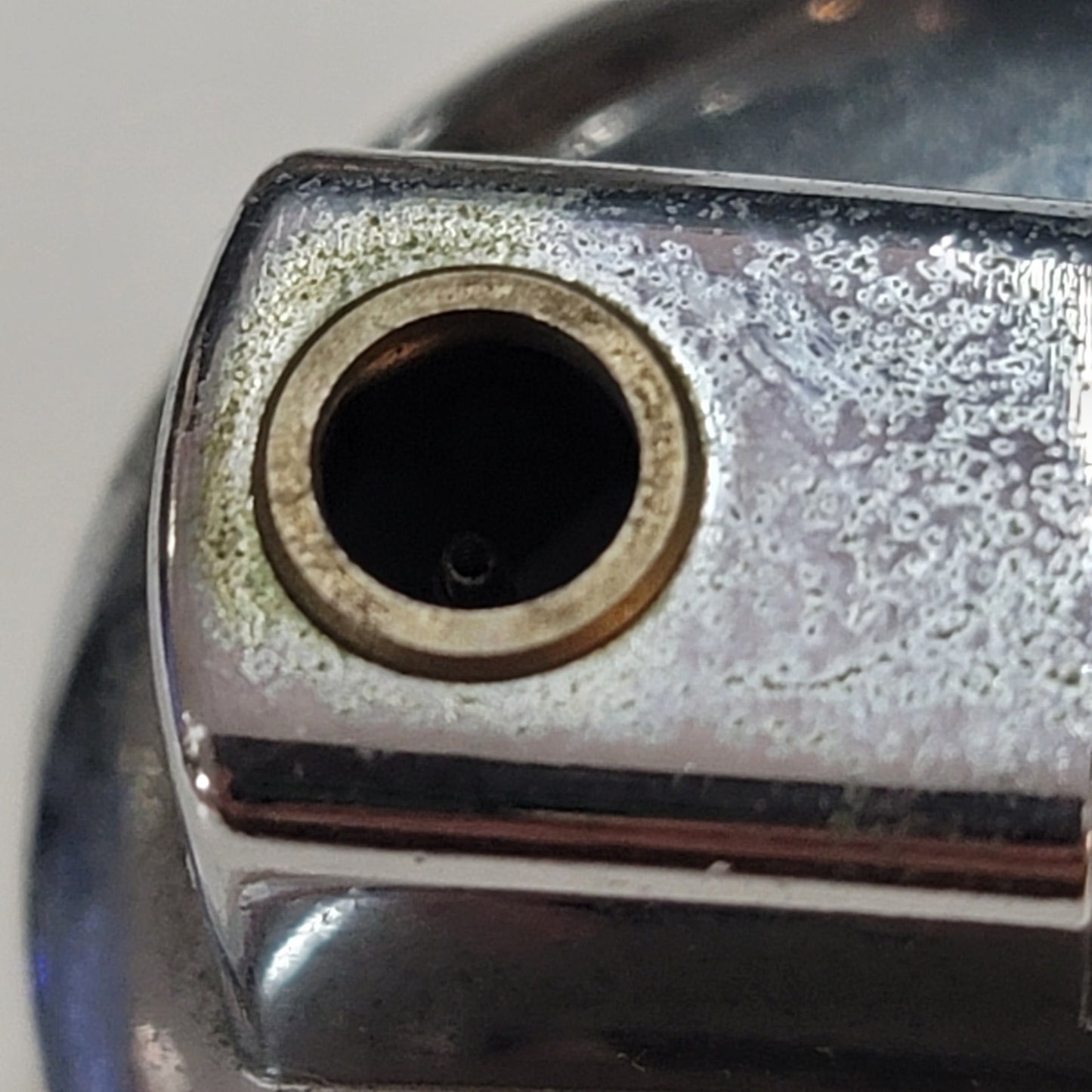 Vintage MCM black silver table Lighter MR io 1960s cube