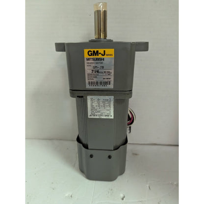 New Mitsubishi GM-J Geared Motor Model GM-JB 90W 4P 3 Phase 37.35/45 PRM 50/60Hz