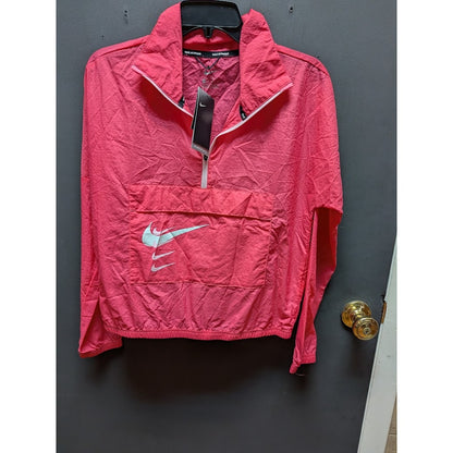 Nike Running 1/2 zip Pink CU3254-607 Extra Small XS Front Pouch Carry All Light