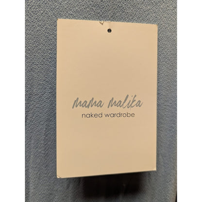 Naked Wardrobe Mama Malika blue sleeveless Onepiece jUMPSUIT Romper 4 YEARS