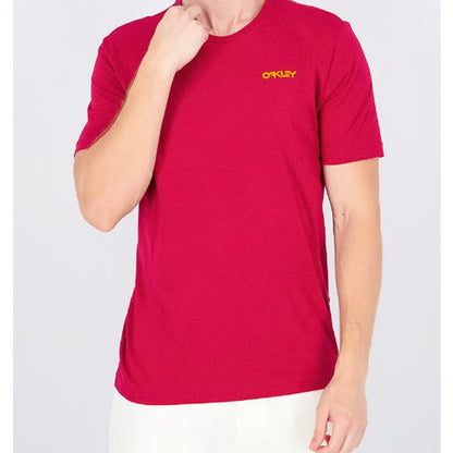 Oakley Shirt Iridium Tee Sundried Tomato Size Small mens T-Shirt Custom Fit