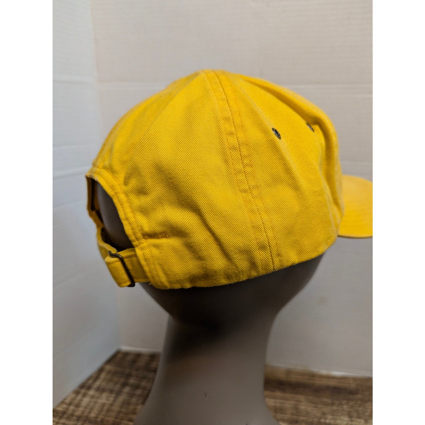 Vintage Mid-Century Coors Light Yellow Snapback Baseball Cap Hat Retro Y2K